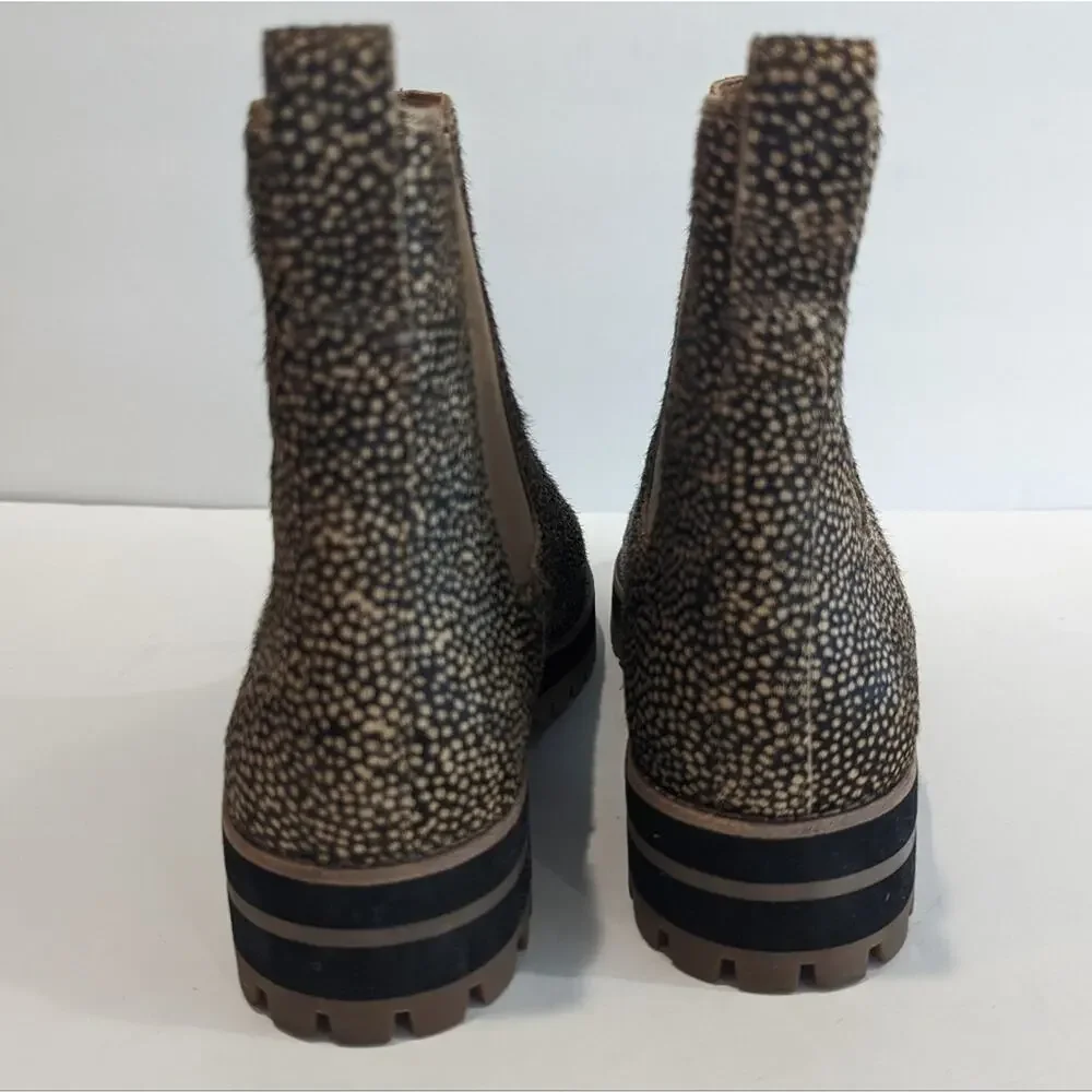 Madewell The Ivy Chelsea Boot in Mini Dot Calf Hair NWOB - Picture 6 of 9